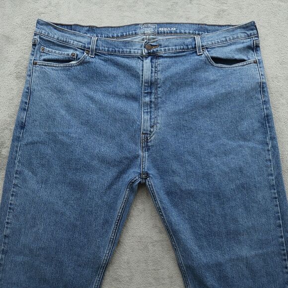 Levi's Signature Gold Jeans Mens Size 46x30 Blue Regular Straight Denim Stretch - Picture 12 of 16